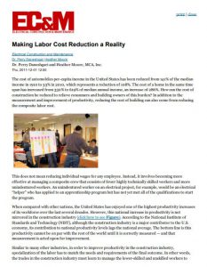Making Labor Costs article cover